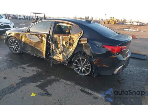 2018 Acura Tlx Tech Pkg из США, поврежденный, VIN 19UUB2F55JA008523